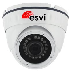 Цветная уличная купольная IP видеокамера ESVI EVC-DN-S13, f=2.8мм, 1.3Мп.