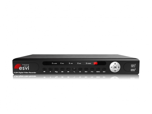 ESVI EVD-X2004U гибридный 4-х канальный 5 в 1 видеорегистратор 1080N*25 к/с