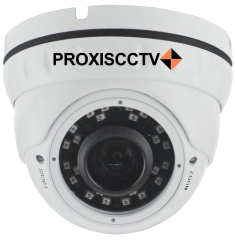 Цветная купольная уличная AHD видеокамера PROXISCCTV PX-AHD-DNT-H50FS, 5 Мп, 2,8-12 мм.