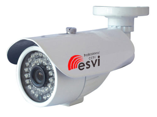 Цветная уличная IP видеокамера ESVI EVC-6A10-IR2, f=2.8мм, 1.0Мп.