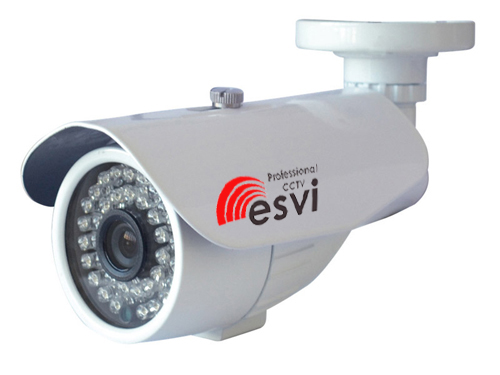 Элеком37. Цветная уличная IP видеокамера ESVI EVC-6A10-IR2, f=2.8мм, 1.0Мп. Фото. Цветная уличная IP видеокамера ESVI EVC-6A10-IR2, f=2.8мм, 1.0Мп.