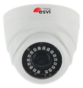 Элеком37. Цветная купольная IP видеокамера ESVI EVC-DL-S10, f=2.8мм, 1.0Мп. Фото. Цветная купольная IP видеокамера ESVI EVC-DL-S10, f=2.8мм, 1.0Мп.