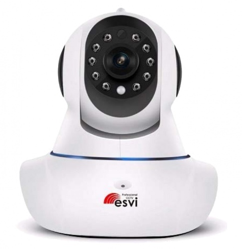 Элеком37. Миниатюрная, поворотная WiFi камера с функцией P2P ESVI EVC-WIFI-ES10, f=3.6мм, 720p. Фото. Миниатюрная, поворотная WiFi камера с функцией P2P ESVI EVC-WIFI-ES10, f=3.6мм, 720p.