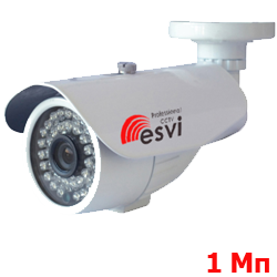 Цветная уличная IP видеокамера ESVI EVC-6A10-IR2, f=2.8мм, 1.0Мп.