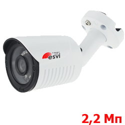 Цветная уличная IP видеокамера ESVI EVC-BQ24-S20-P, f=3.6 мм, 2.2 Мп.