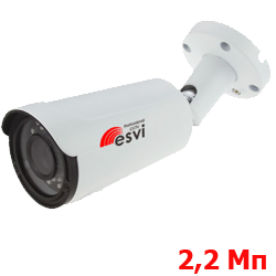 Цветная уличная IP видеокамера ESVI EVC-BV40-S20-P, f=2.8-12мм, 2.2Мп.