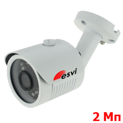 Цветная купольная IP видеокамера ESVI EVC-DL-S20-P, f=3.6мм, 2 Мп.