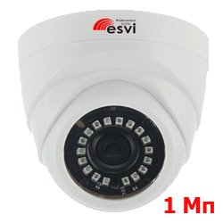 Цветная уличная купольная IP видеокамера ESVI EVC-DL-S10, f=2.8мм, 1.0Мп.