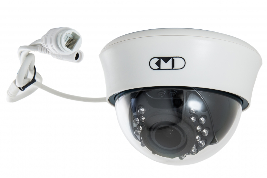  Элеком37. Купольная IP видеокамера с ИК-подсветкой, 2 МП (1080р), 2.8-12 мм. CMD IP1080-D2,8-12IR. Фото.