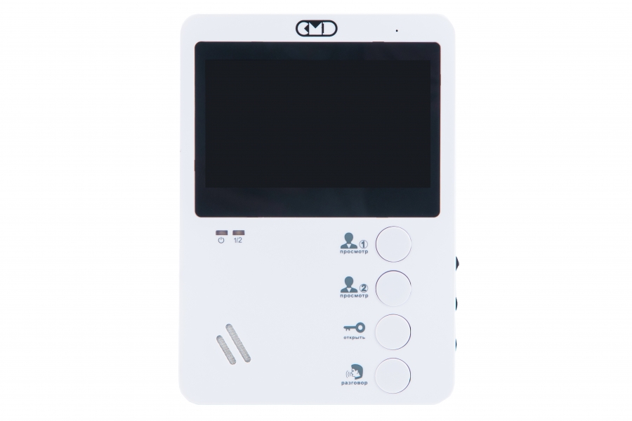  Элеком37. 4-дюймовый цветной видеодомофон с механическими кнопками CMD-VD44. Фото.