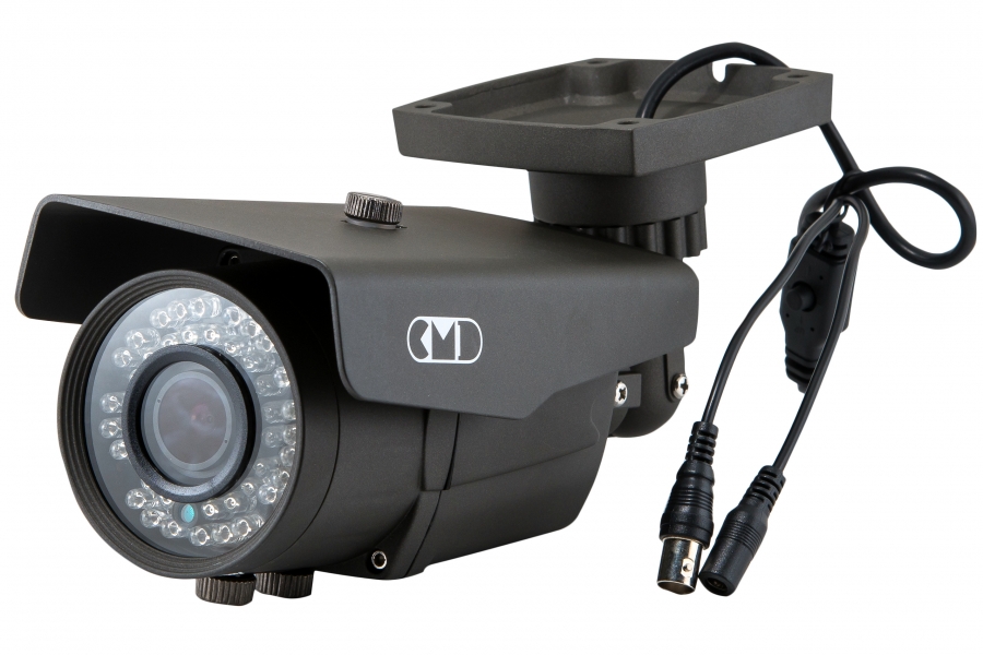  Элеком37. Гибридная цветная уличная видеокамера 2Mp, 2.8-12мм с ИК CMD HD1080-WB2,8-12-IR. Фото.