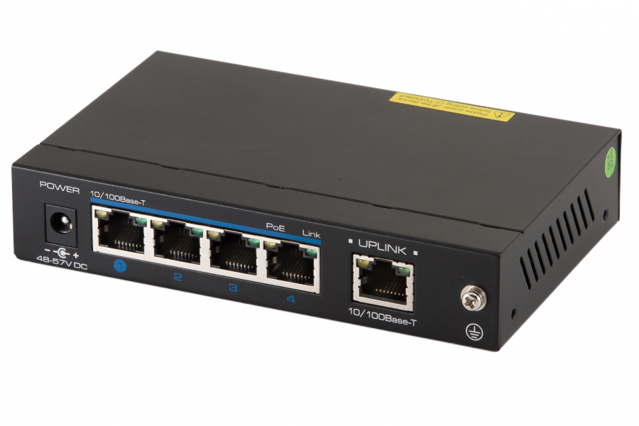  Элеком37. CMD-SW104-POE 4-портовый коммутатор c PoE. Фото.