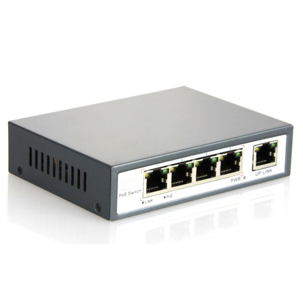  Элеком37. ESVI POE-31004P 4-портовый коммутатор c PoE. Фото.