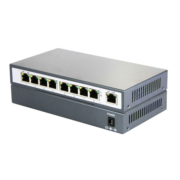  Элеком37. ESVI POE-31008P 8-портовый коммутатор c PoE. Фото.