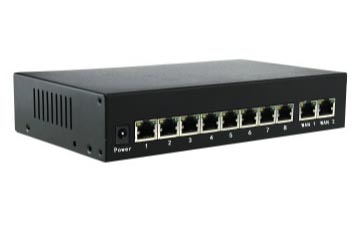 Элеком37. Коммутатор PROXISCCTV POE-812m 8 портов POE. Фото.